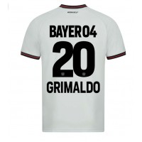 Pánský Fotbalový dres Bayer Leverkusen Alejandro Grimaldo #20 2023-24 Venkovní Krátký Rukáv